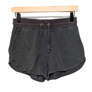 Ambiance Shorts Womens S Gray Sweat Athletic Active Drawstring Waist Pockets